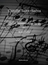 Allegro Appassionata Op. 43 for Solo Cello and Cello Quartet P.O.D. cover